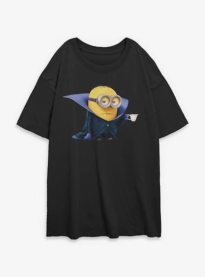 Minions Minion Dave  Vamp Womens Oversized T-Shirt