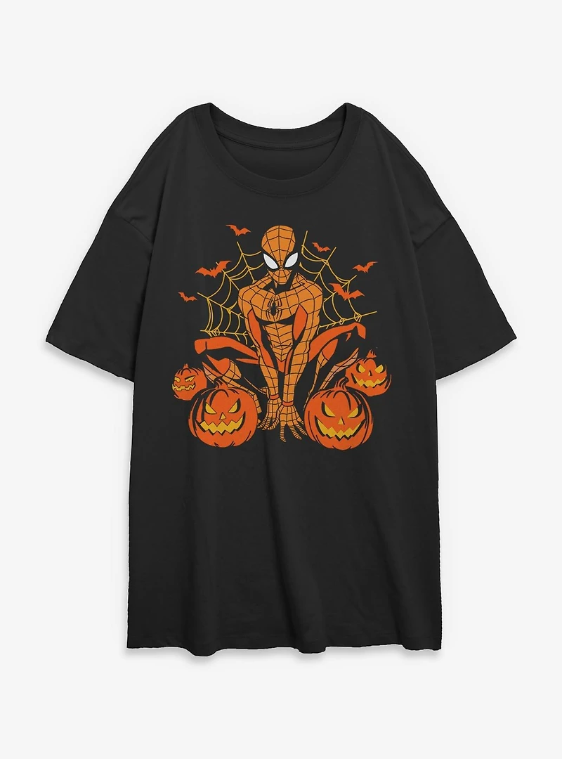 Marvel Spider-Man Spideyween Senses Womens Oversized T-Shirt