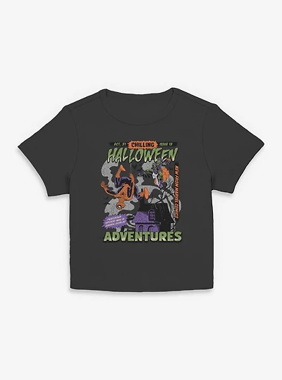 Marvel Spider-Man Chilling Halloween Adventures Comic Style Cover Women Baby T-Shirt