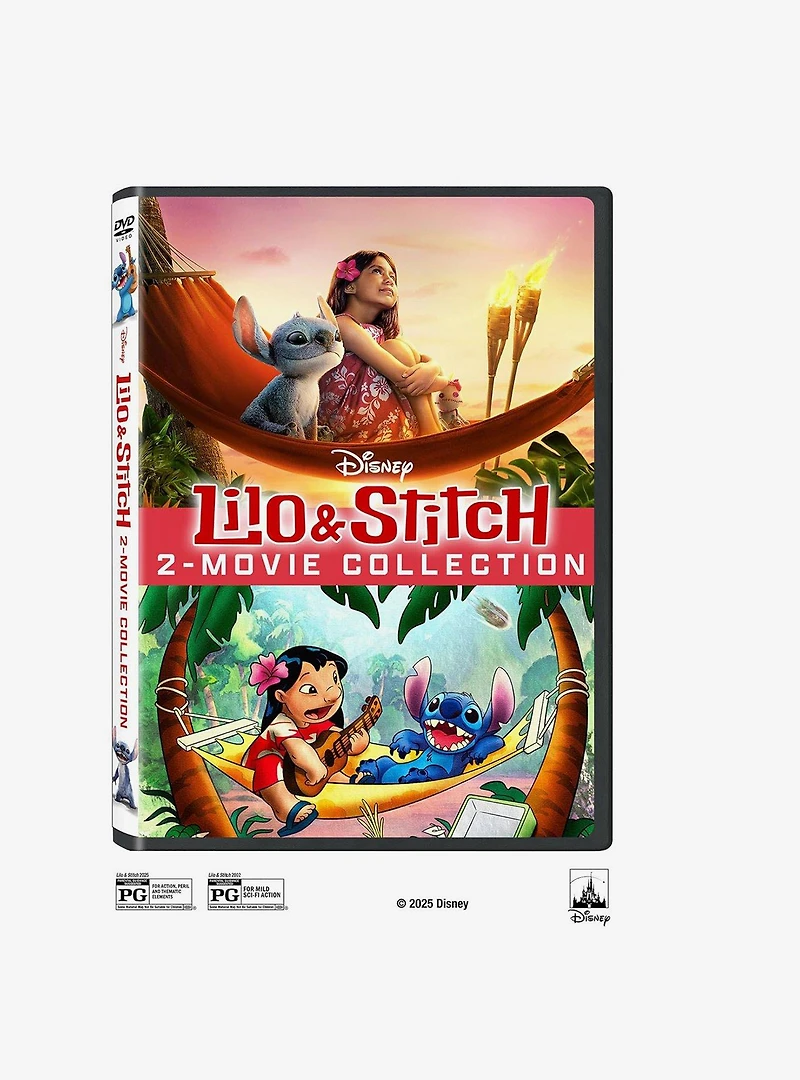 Disney Lilo & Stitch (2025) and (2002) Digital Video Disc