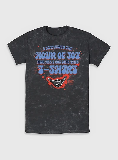 Poppy Playtime I Survived The Hour Of Joy Mineral Wash T-Shirt