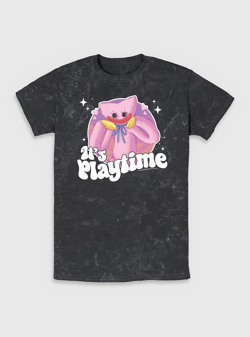 Poppy Playtime Kissy Missy Mineral Wash T-Shirt