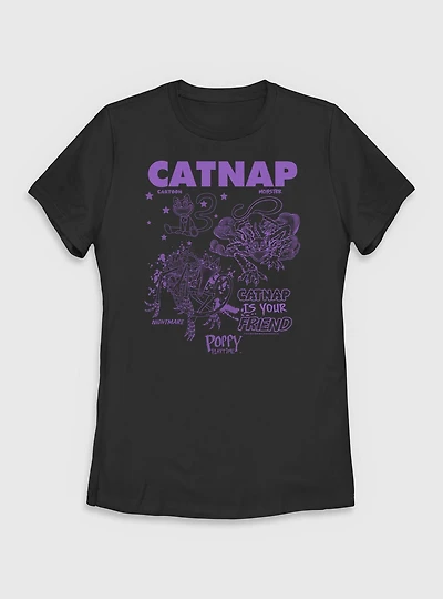 Poppy Playtime Catnap Womens T-Shirt