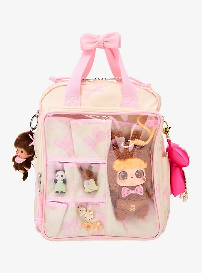 Pink Bow Allover Print Trinket Display Mini Backpack — BoxLunch Exclusive