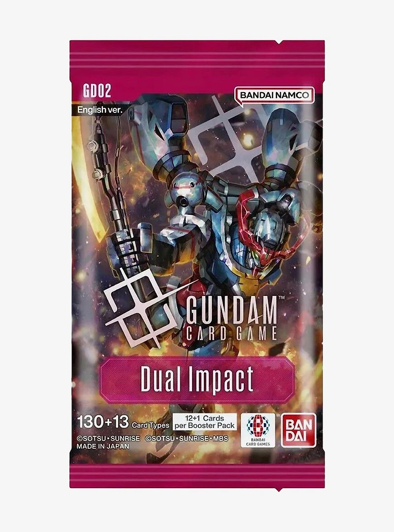 Bandai Namco Gundam Card Game Dual Impact Booster Pack