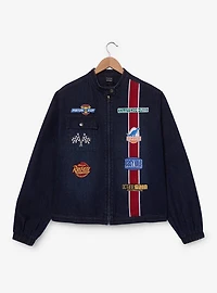 Disney Pixar Cars Cropped Women's Denim Moto Jacket — BoxLunch Exclusive