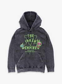 Invader ZIM The Irken Empire Collegiate Style Mineral Wash Hoodie