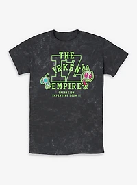 Invader ZIM The Irken Empire Collegiate Style Mineral Wash T-Shirt