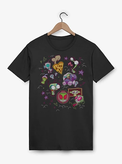 Invader ZIM Icon Doodles T-Shirt