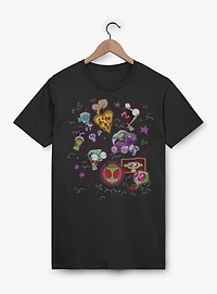 Invader ZIM Icon Doodles T-Shirt