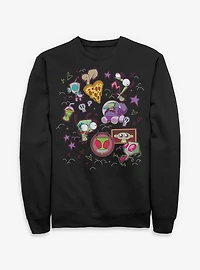 Invader ZIM Icon Doodles Sweatshirt
