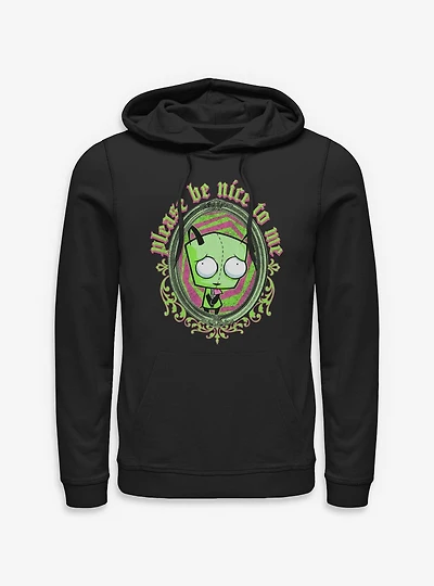 Invader ZIM Please Be Nice To Me Hoodie