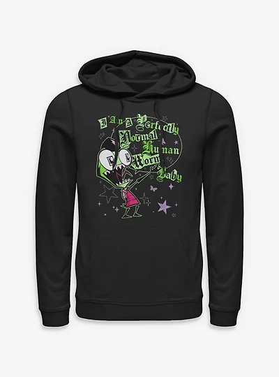 Invader ZIM Human Worm Baby Hoodie
