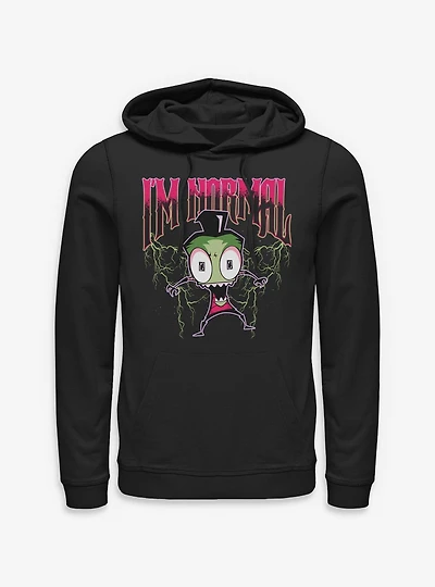 Invader ZIM I'm Normal Hoodie