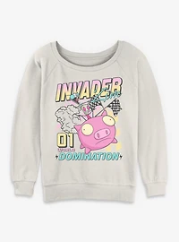 Invader ZIM World Domination 01 Womens Slouchy Sweatshirt