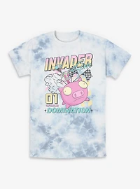 Invader ZIM World Domination 01 Tie-Dye T-Shirt