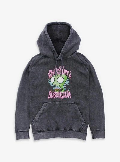 Invader ZIM I Got Chocolate Bubblegum Mineral Wash Hoodie