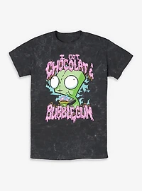 Invader ZIM I Got Chocolate Bubblegum Mineral Wash T-Shirt