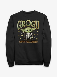 Star Wars The Mandalorian Grogu Happy Halloween Sweatshirt
