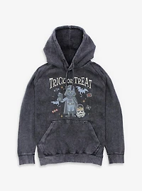 Star Wars Darth Vader Trick Or Treat Mineral Wash Hoodie