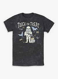 Star Wars Stormtrooper Trick Or Treat Mineral Wash T-Shirt