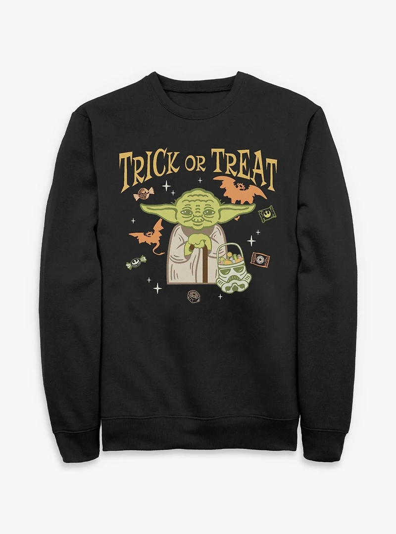 Star Wars Yoda Trick Or Treat Sweatshirt