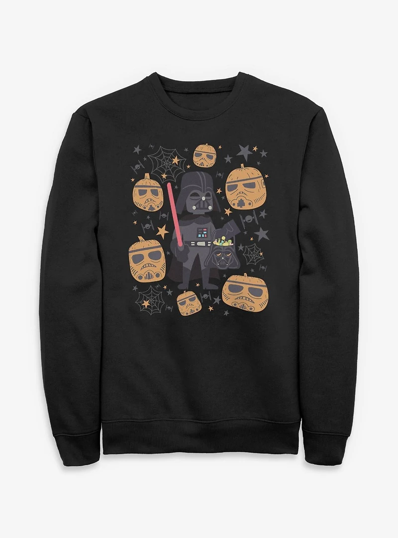 Star Wars Darth Vader & Stormptrooper Pumpkins Sweatshirt