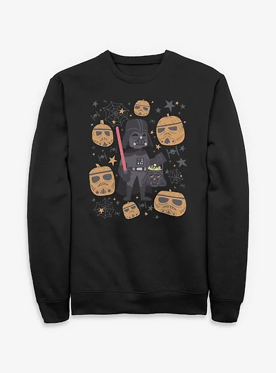 Star Wars Darth Vader & Stormptrooper Pumpkins Sweatshirt