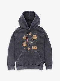 Star Wars Darth Vader & Stormptrooper Pumpkins Mineral Wash Hoodie