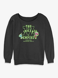 Invader ZIM The Irken Empire Collegiate Style Womens Slouchy Sweatshirt