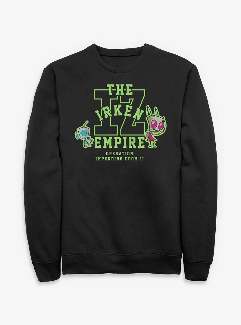 Invader ZIM The Irken Empire Collegiate Style Sweatshirt