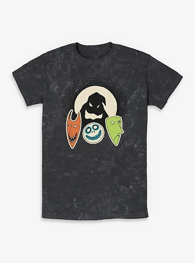 The Nightmare Before Christmas Oogie Boogie And Friends Mineral Wash T-Shirt