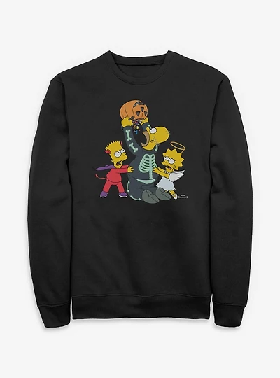 The Simpsons Ready For Halloween Candy Sweatshirt