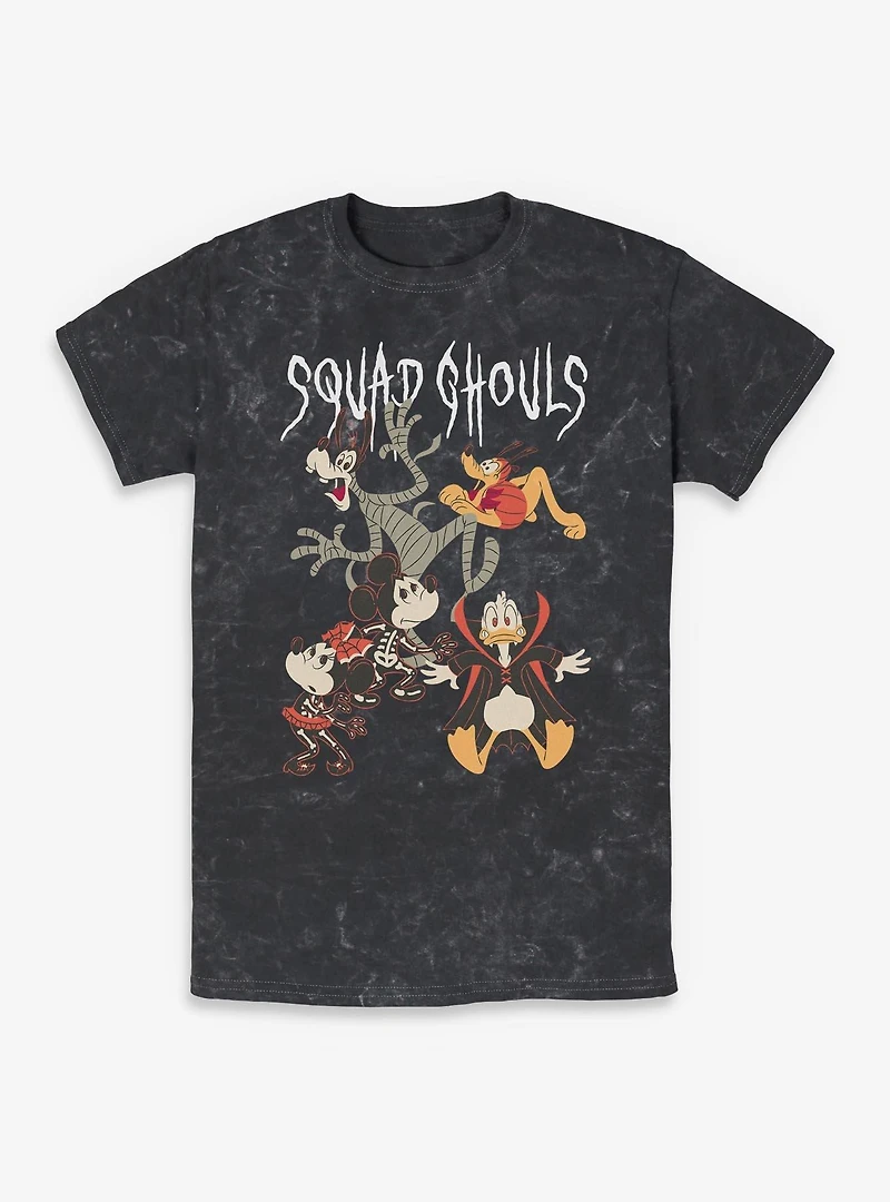 Disney Mickey Mouse & Friends Spooky Squad Ghouls Mineral Wash T-Shirt