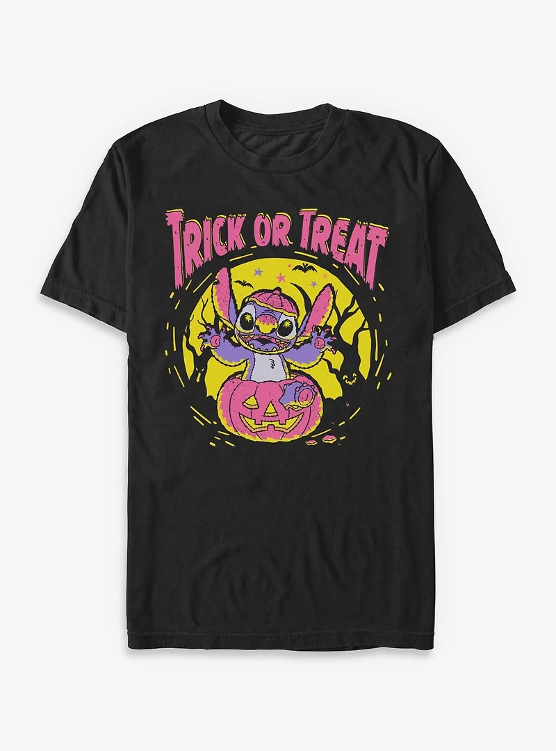 Disney Lilo & Stitch Spooky Trick Or Treat T-Shirt