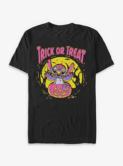 Disney Lilo & Stitch Spooky Trick Or Treat T-Shirt
