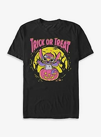Disney Lilo & Stitch Spooky Trick Or Treat T-Shirt