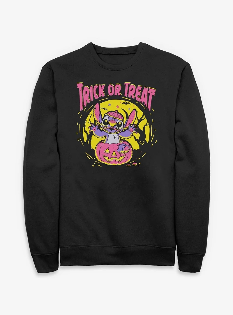 Disney Lilo & Stitch Spooky Trick Or Treat Sweatshirt