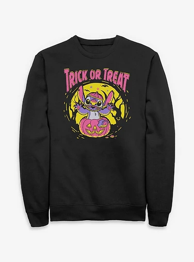 Disney Lilo & Stitch Spooky Trick Or Treat Sweatshirt