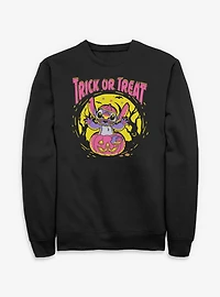 Disney Lilo & Stitch Spooky Trick Or Treat Sweatshirt