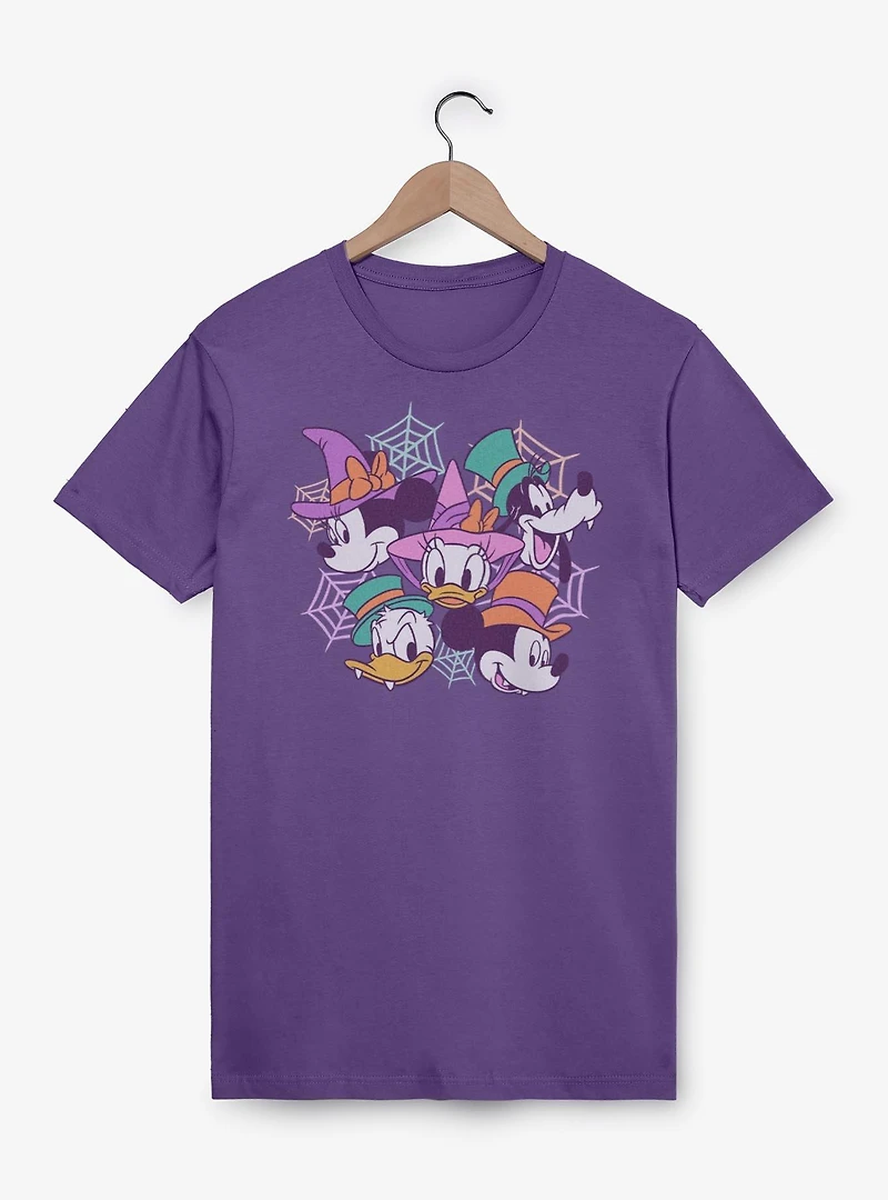 Disney Mickey Mouse & Friends Spooky Group Faces T-Shirt