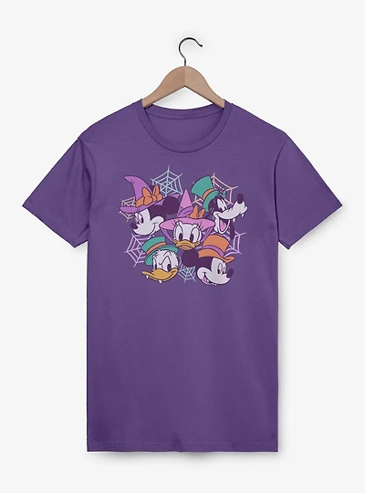 Disney Mickey Mouse & Friends Spooky Group Faces T-Shirt