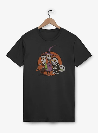 The Nightmare Before ChristmasTroublemakers Trio Lock Shock Barrel T-Shirt