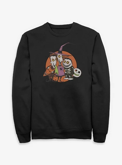The Nightmare Before ChristmasTroublemakers Trio Lock Shock Barrel Sweatshirt