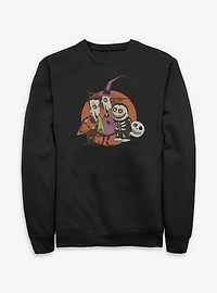 The Nightmare Before ChristmasTroublemakers Trio Lock Shock Barrel Sweatshirt