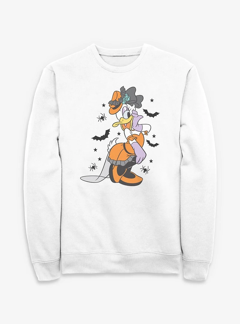 Disney Daisy Duck Spooky Vibes Sweatshirt