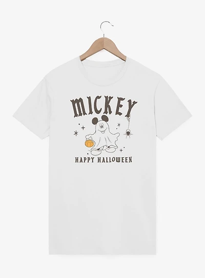 Disney Mickey Mouse Happy Halloween Ghost Spirits T-Shirt