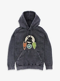 The Nightmare Before Christmas Oogie Boogie And Friends Mineral Wash Hoodie