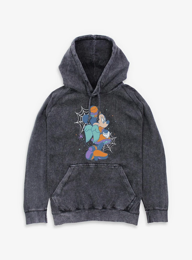 Disney Minnie Mouse Haunted Vibes Mineral Wash Hoodie