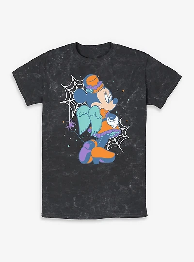 Disney Minnie Mouse Haunted Vibes Mineral Wash T-Shirt